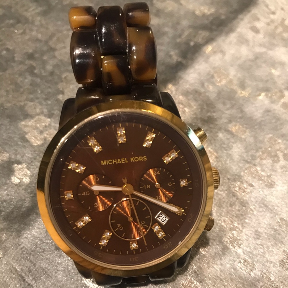 Michael Kors Women's MK-5216 Tortoise Watch